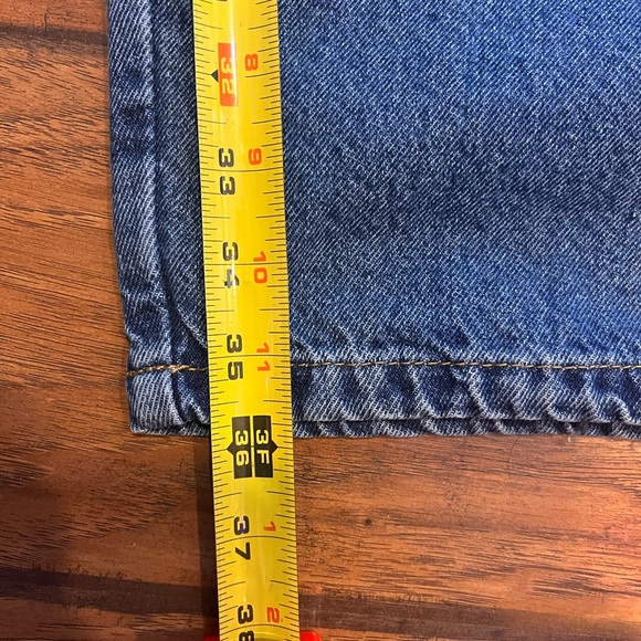 Rugged Wear RW Carpenter jeans men’s 38x36 blue Loose Fit straight NWT heavy - Picture 5 of 12